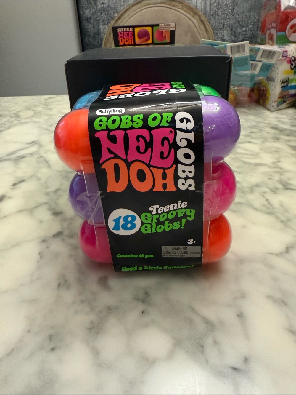 NeeDoh Gobs of NeeDoh Teenie Groovy Globs - Multi Color Pack
